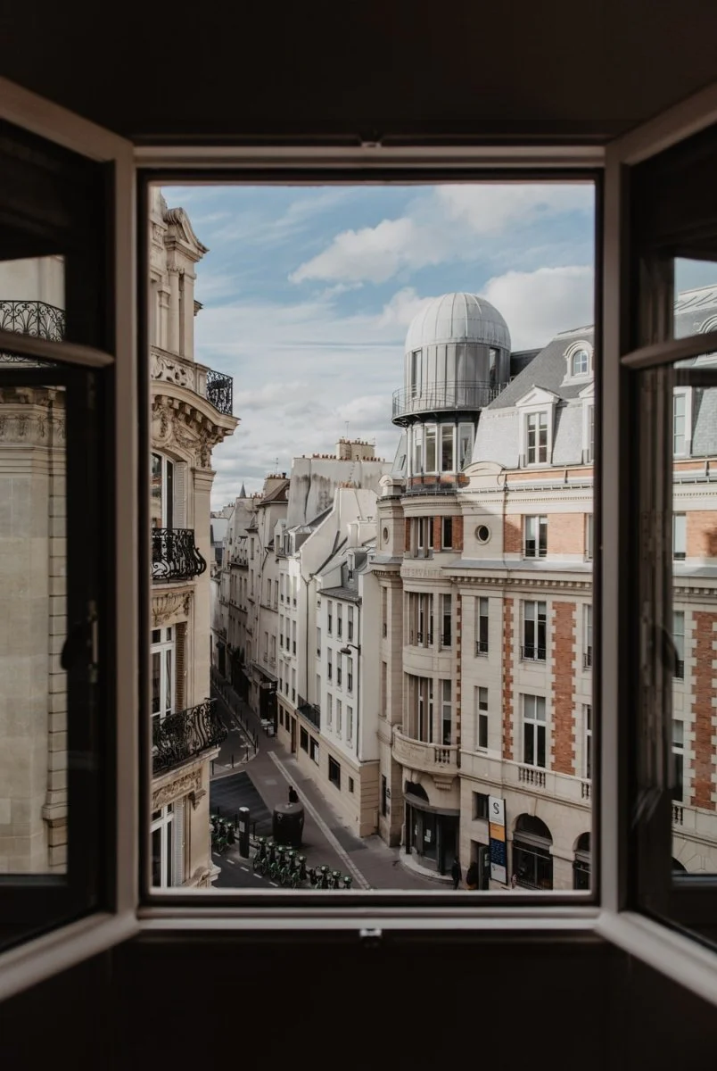 Paint By Numbers | Paris - 3-Panel Window Illustration