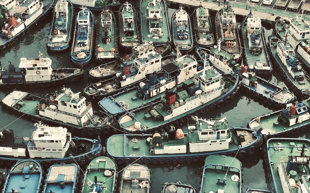 Paint By Numbers | Busan - Aerial Photography Of Boats