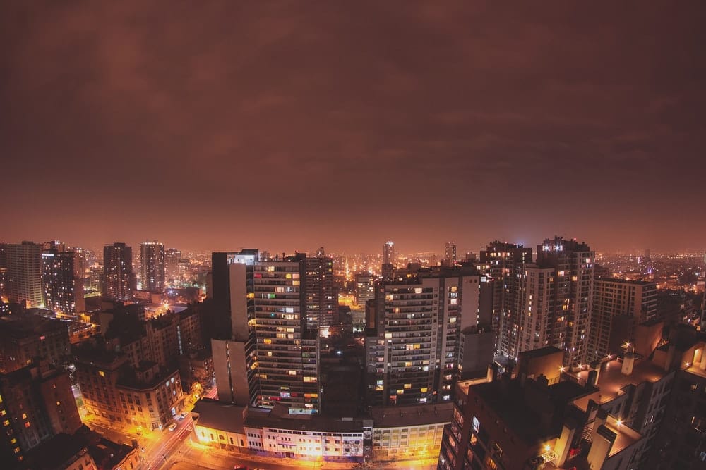 Paint By Numbers | Santiago - Aerial Photography Of City During Night