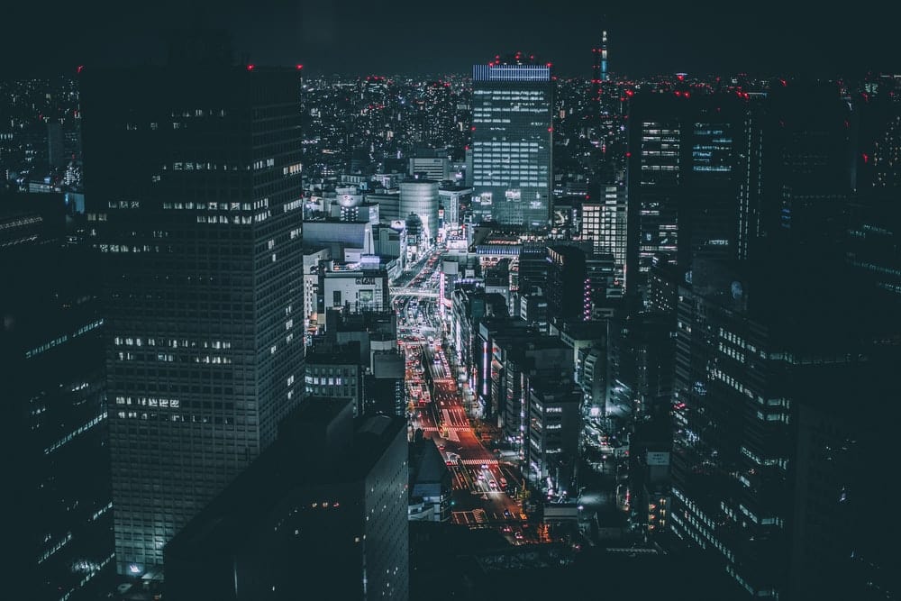 Paint By Numbers | Tokyo - Aerial Photography Of City Skyline During Night Time