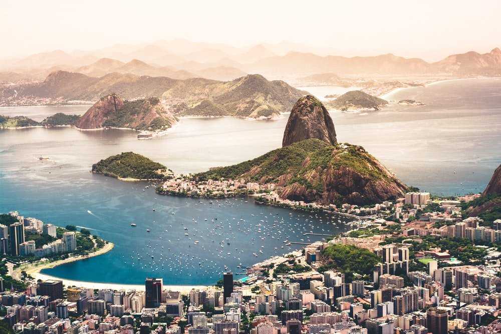 Paint By Numbers | Rio De Janeiro - Aerial Photography Of Cityscape Near Sea