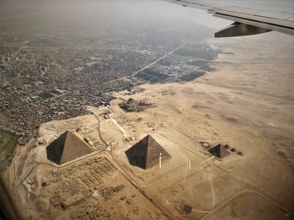 Paint By Numbers | Cairo - Aerial Photography Of Pyramids Of Egypt