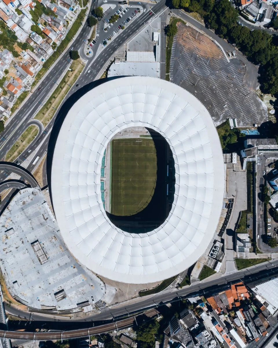 Paint By Numbers | Aerial Photography Of Soccer Stadium