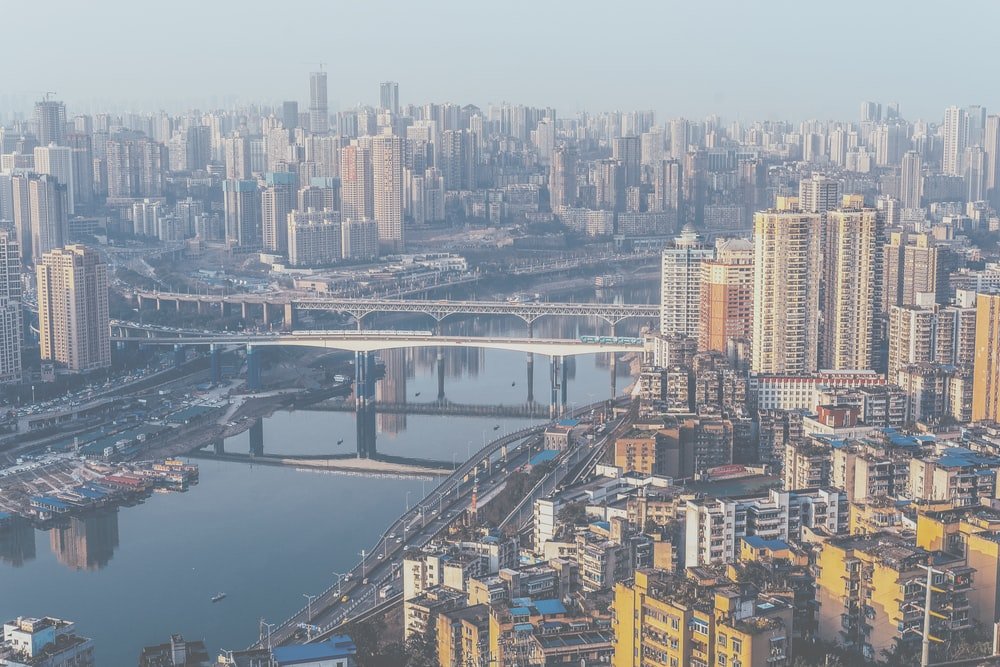 Paint By Numbers | Chongqing - Aerial Photography Of The Cityscape