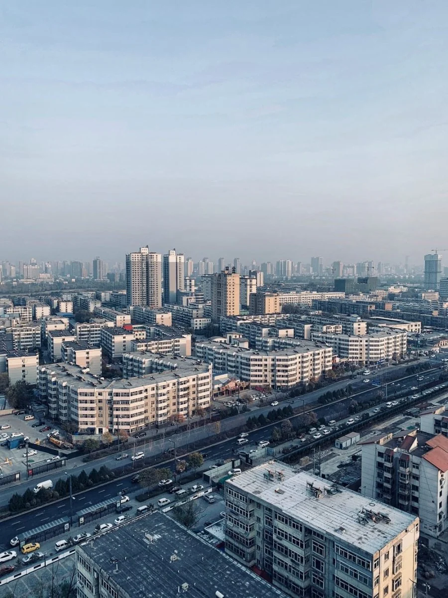 Paint By Numbers | Taiyuan - Aerial View Of City Buildings