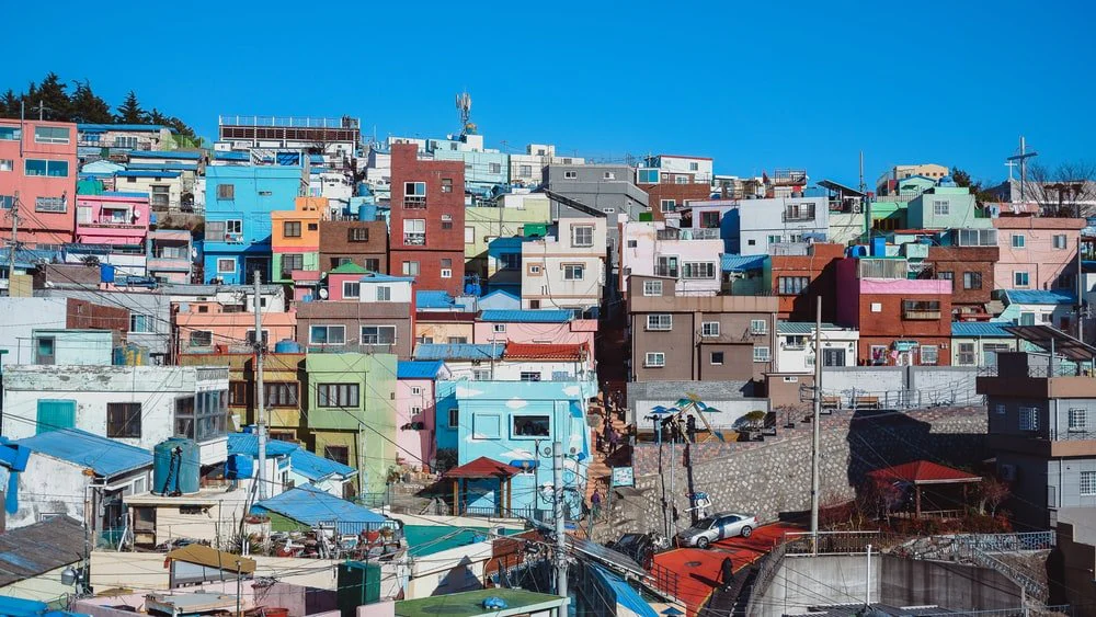 Paint By Numbers | Busan - Assorted-Color Houses During Day Time