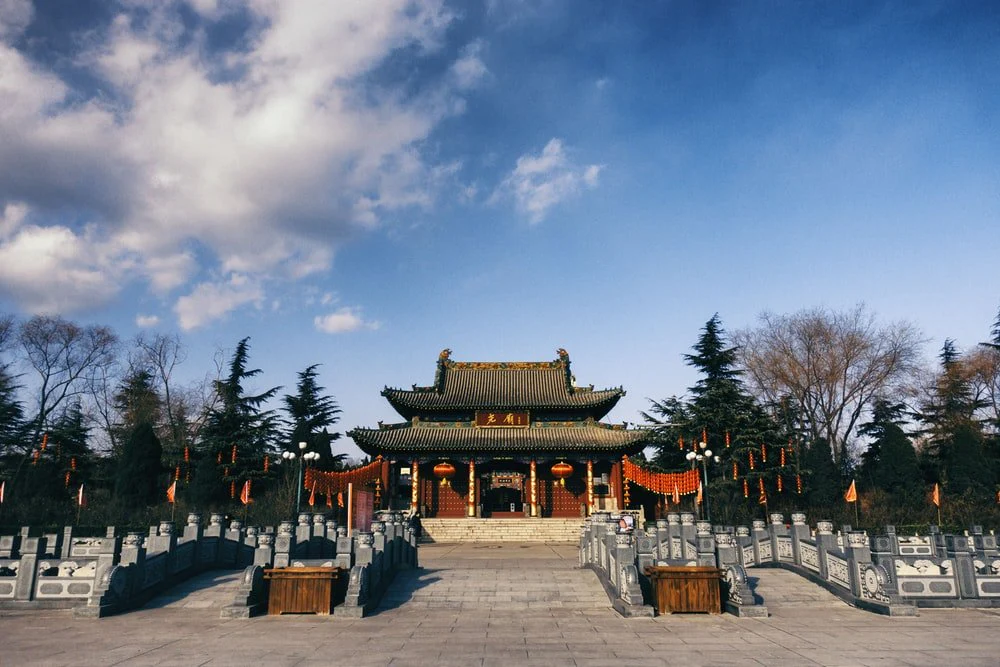 Paint By Numbers | Linfen - Black And Red Pagoda Building