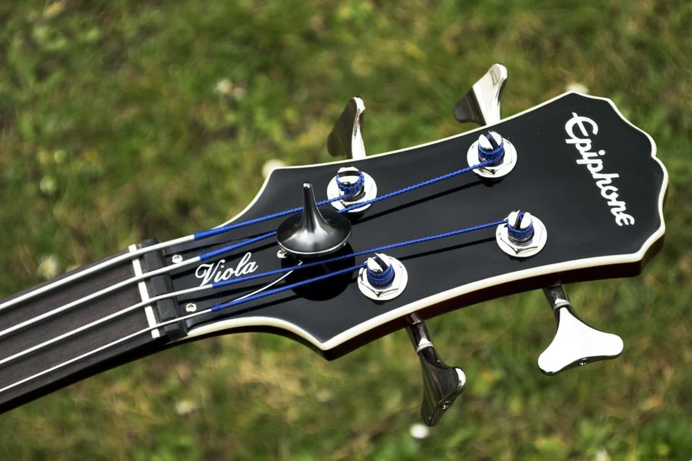 Paint By Numbers | Bass - Black And White Guitar Pick