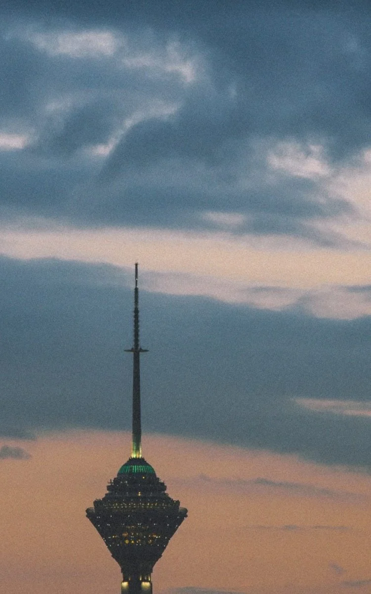 Paint By Numbers | Tehran - Black Cross Under Cloudy Sky During Daytime