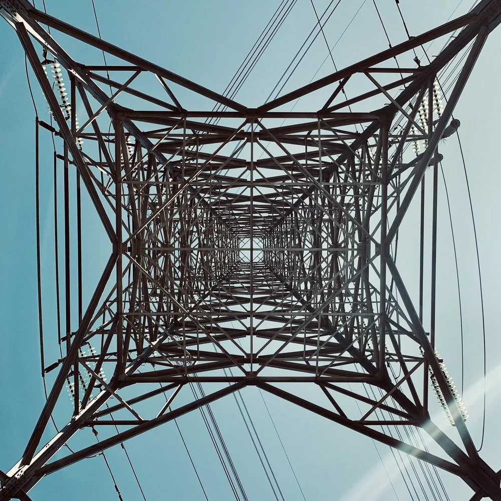 Paint By Numbers | Chaoyang - Black Metal Tower Under Blue Sky During Daytime
