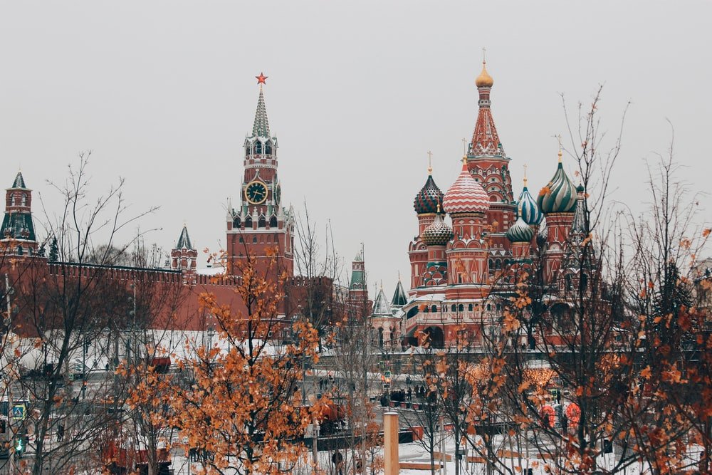 Paint By Numbers | Moscow - Brown And Gray Concrete Building During Daytime