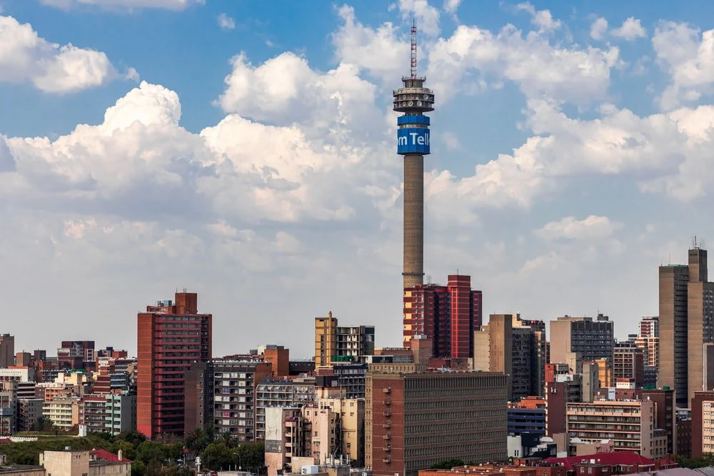 Paint By Numbers | Johannesburg - City Skyline Under Blue And White Cloudy Sky During Daytime