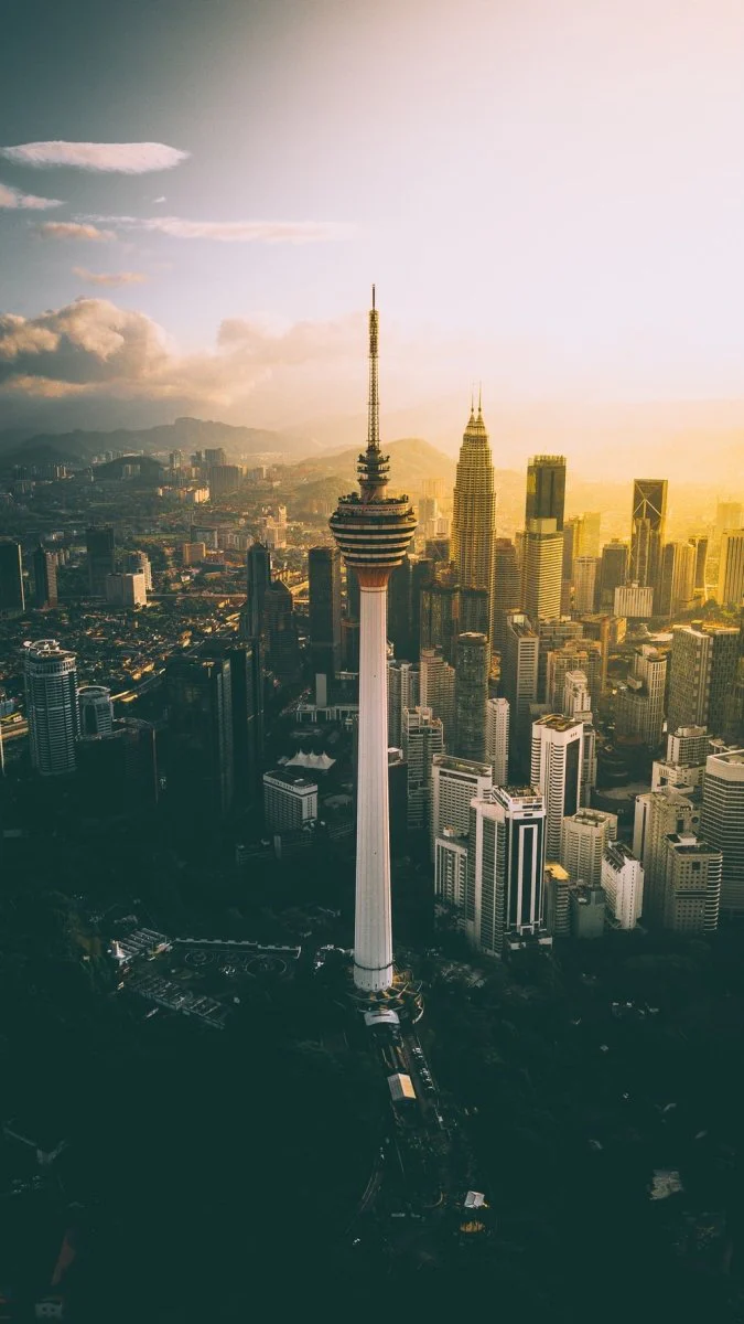 Paint By Numbers | Kuala Lumpur - Cn Tower During Golden Hour