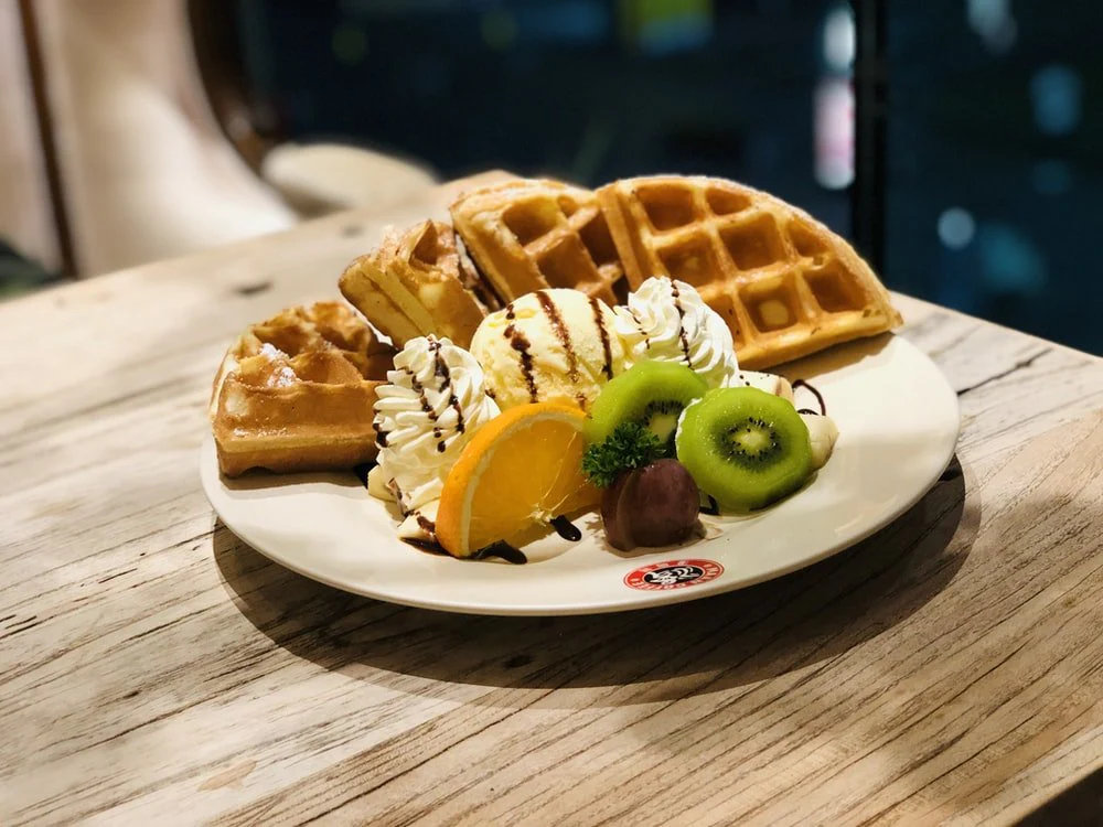 Paint By Numbers | Dalian - Cooked Waffles With Ice Cream