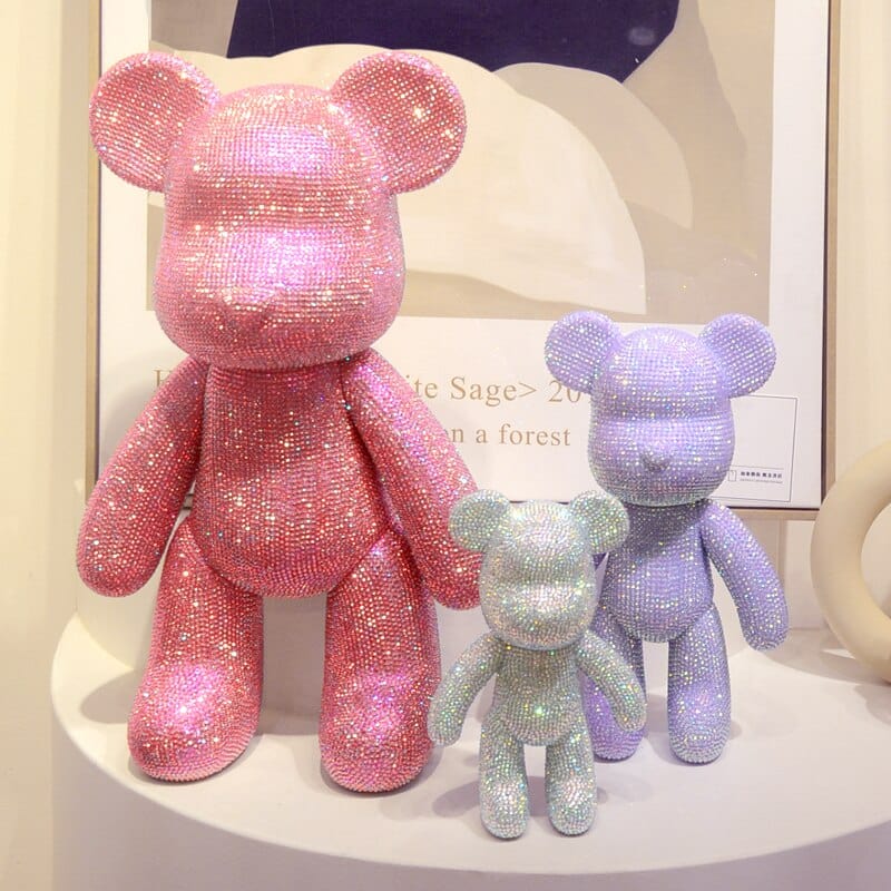 Diamond Painting Fluid Bear Kit with Gems - Image 17