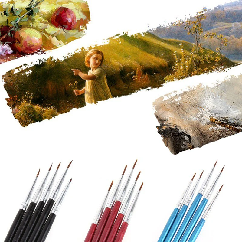Fine Nylon Paint Brushes - Image 3
