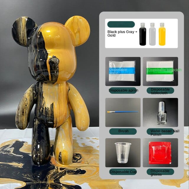 Fluid Bear DIY Kit with Paint Set - Image 10