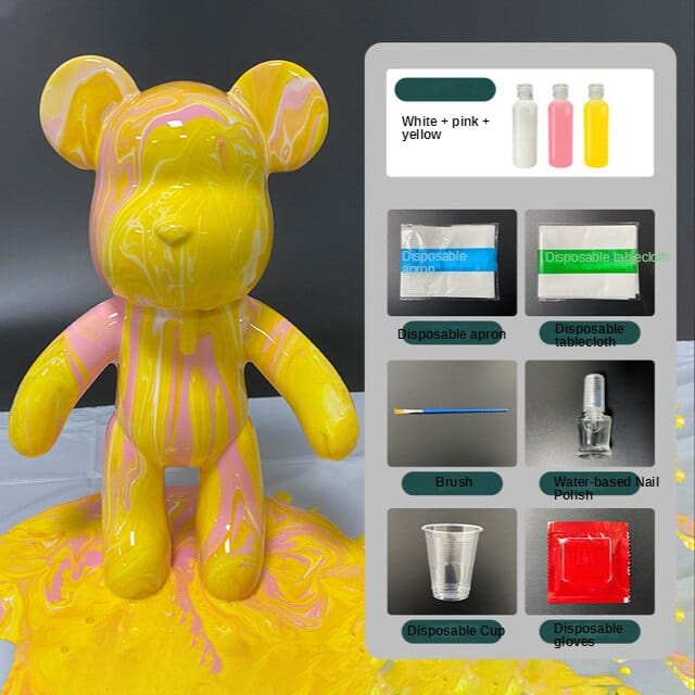 Fluid Bear DIY Kit with Paint Set - Image 12