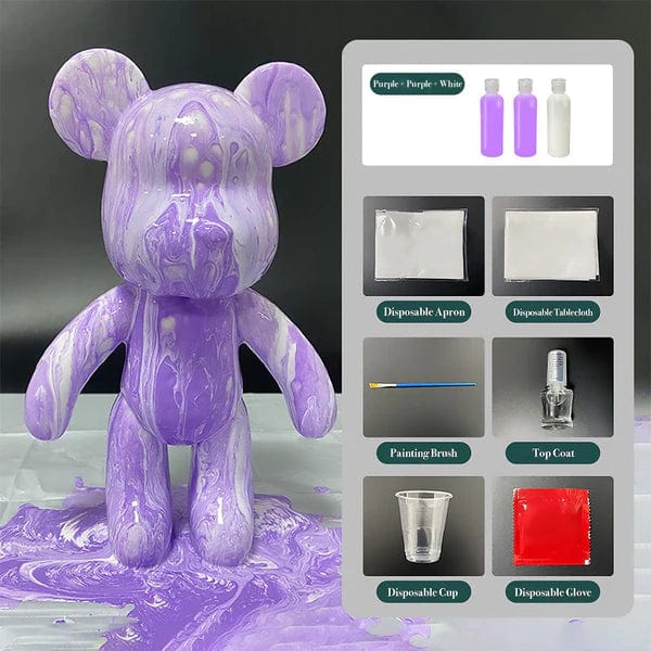 Fluid Bear DIY Kit with Paint Set - Image 13