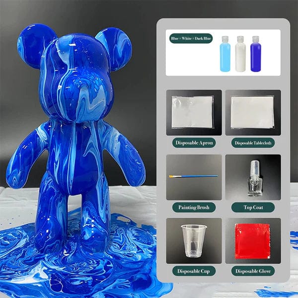 Fluid Bear DIY Kit with Paint Set - Image 15