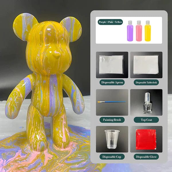 Fluid Bear DIY Kit with Paint Set - Image 16