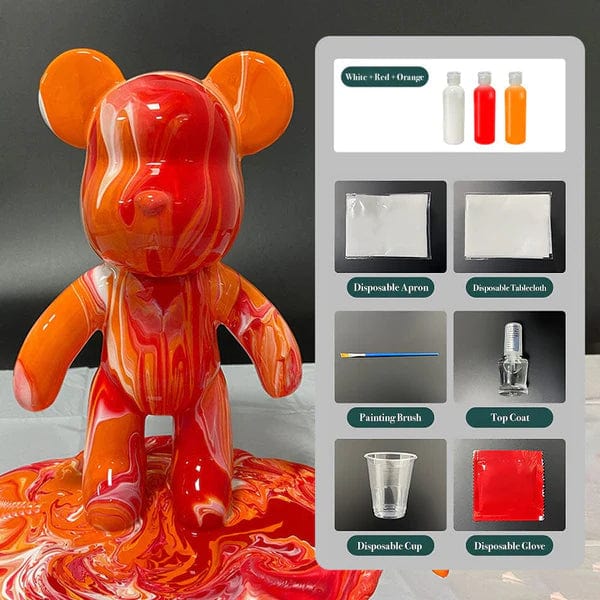 Fluid Bear DIY Kit with Paint Set - Image 17