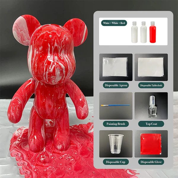Fluid Bear DIY Kit with Paint Set - Image 23