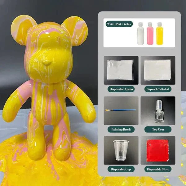Fluid Bear DIY Kit with Paint Set - Image 24