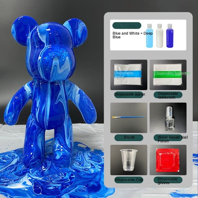 Fluid Bear DIY Kit with Paint Set - Image 5