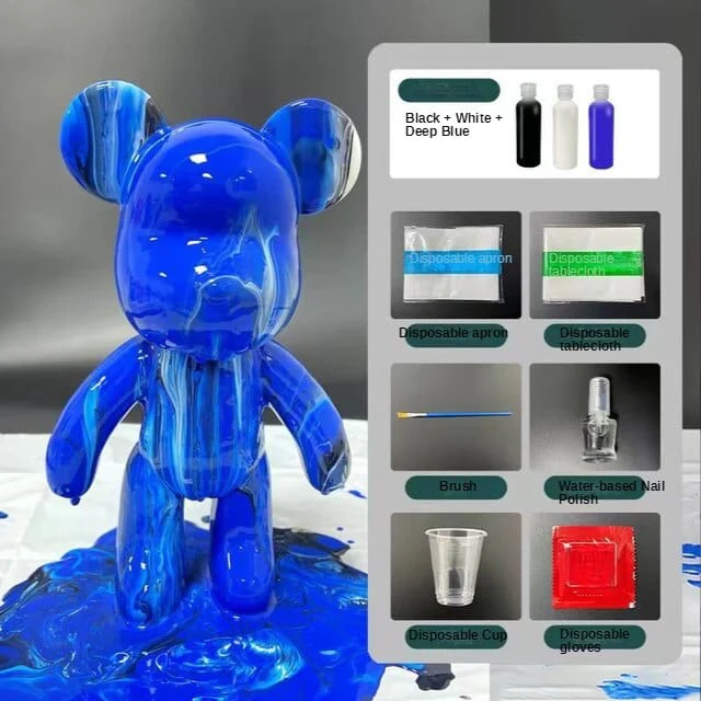 Fluid Bear DIY Kit with Paint Set - Image 6