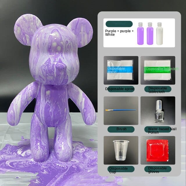 Fluid Bear DIY Kit with Paint Set - Image 8