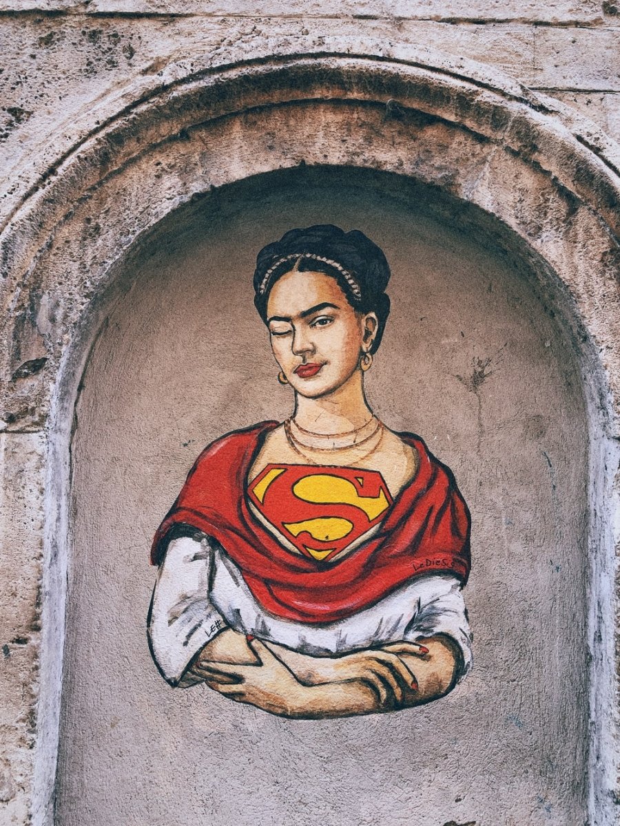 Paint By Numbers | Frida Kahlo Supergirl Mural