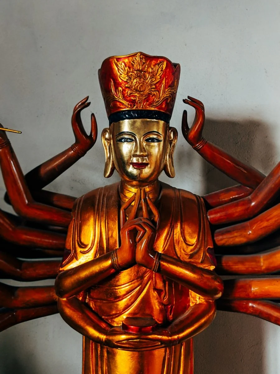 Paint By Numbers | Gold And Red Hindu Deity Figurine