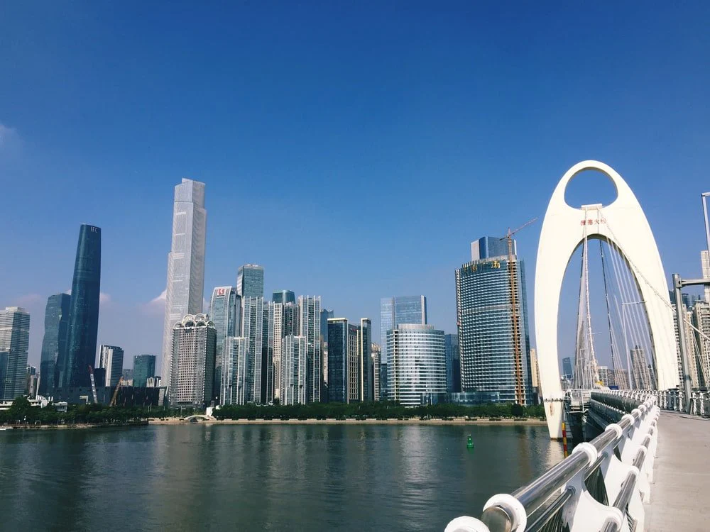 Paint By Numbers | Guangzhou - Gray Buildings Near Body Of Water