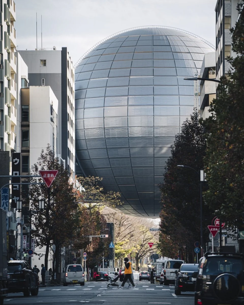 Paint By Numbers | Nagoya - Green Tree Near Glass Building During Daytime