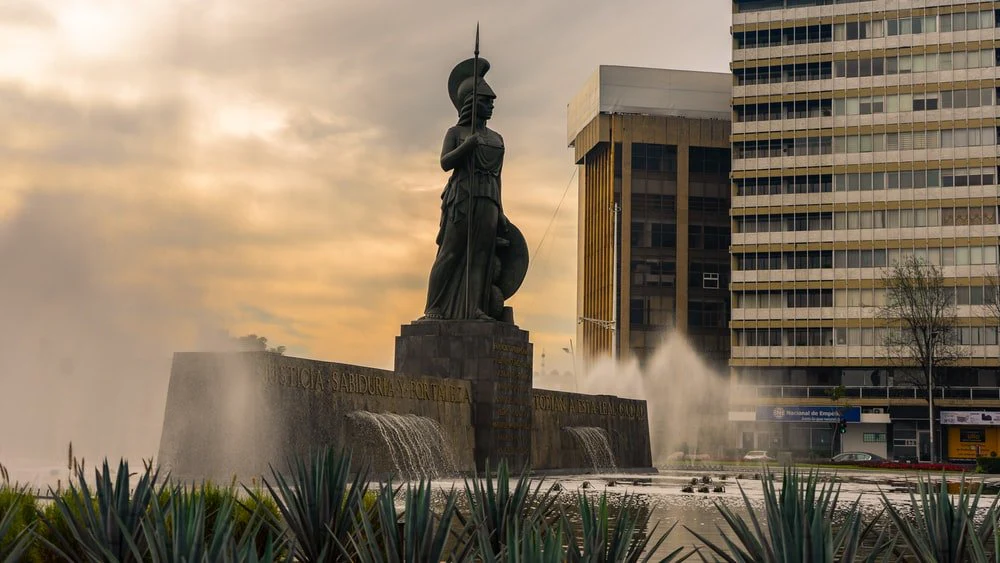 Paint By Numbers | Guadalajara - Grey Knight Statue Near Building