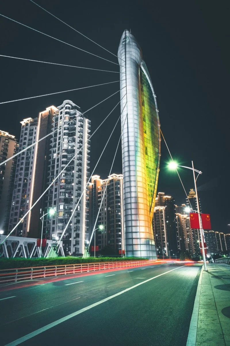 Paint By Numbers | Wuhu - High-Rise Buildings At Night