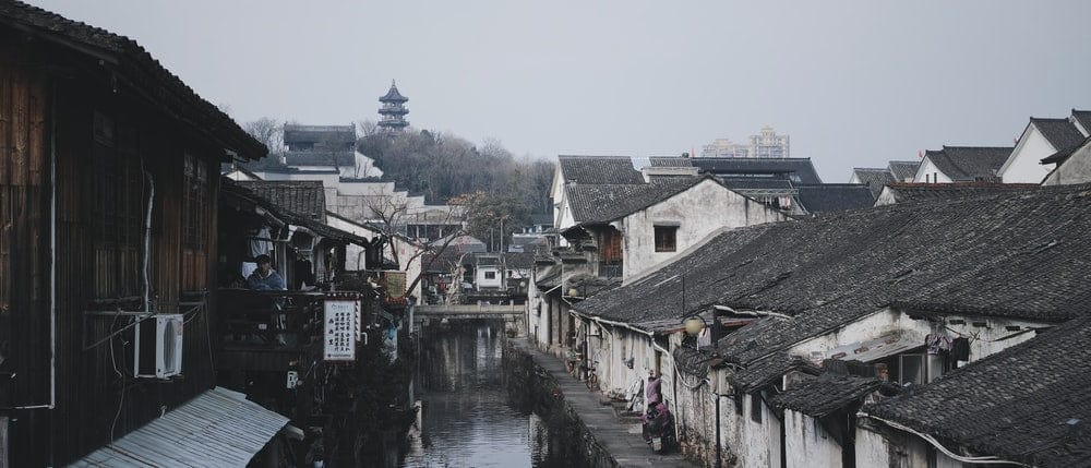 Paint By Numbers | Shaoxing - Houses Near River During Daytime