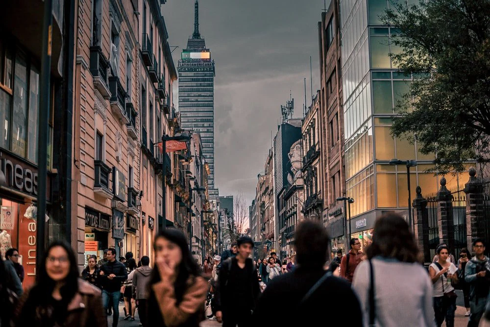 Paint By Numbers | Lot Of People Walking On Street