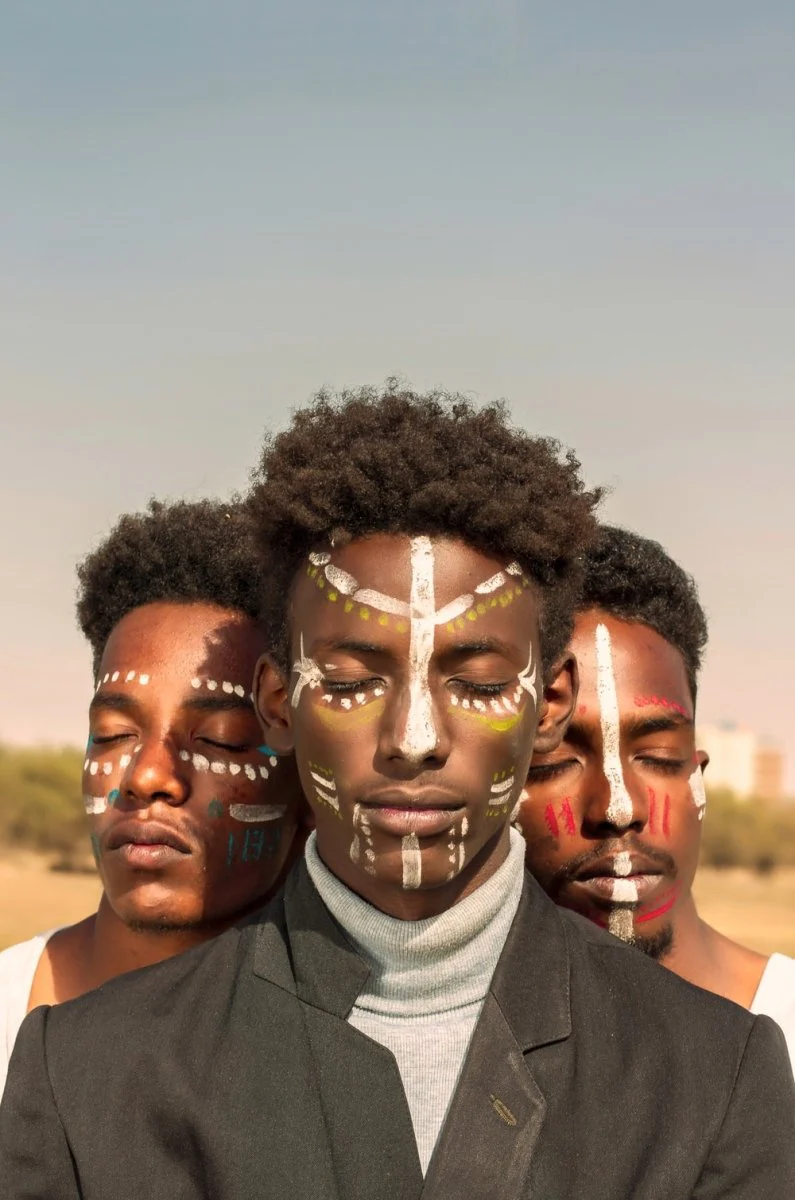 Paint By Numbers | Khartoum - Man In Gray Turtleneck Shirt Beside Woman In Gray Turtleneck Shirt