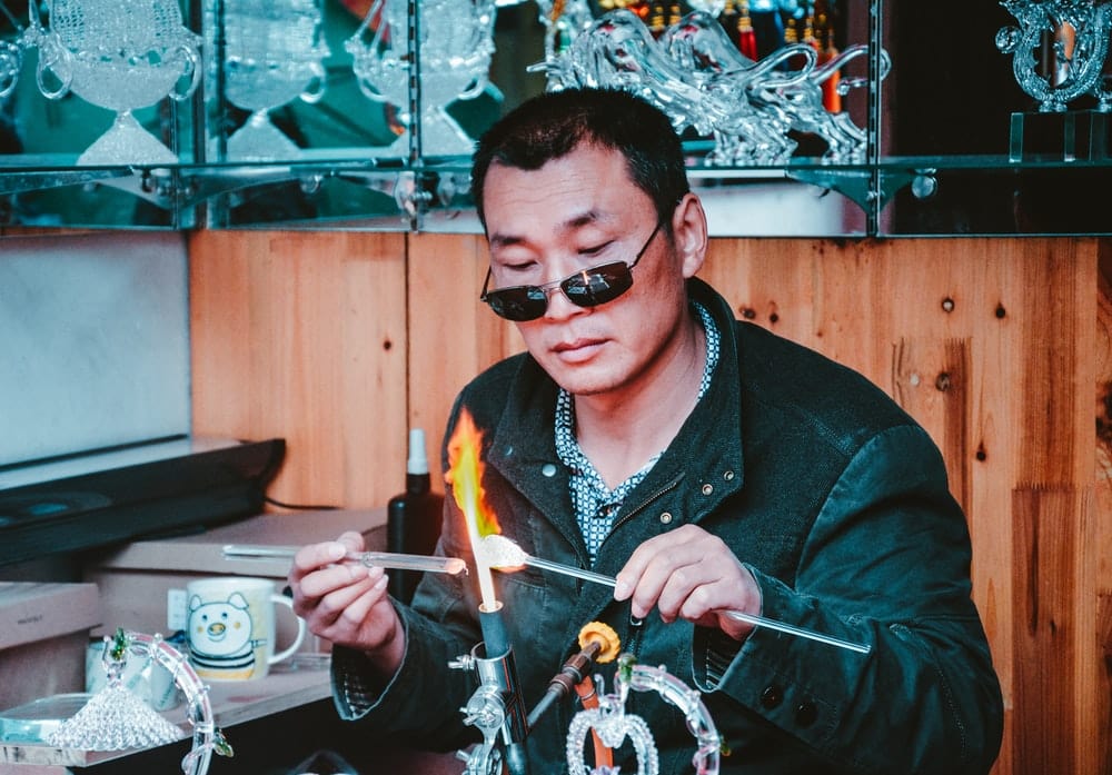 Paint By Numbers | Yangzhou - Man Sitting Beside Table
