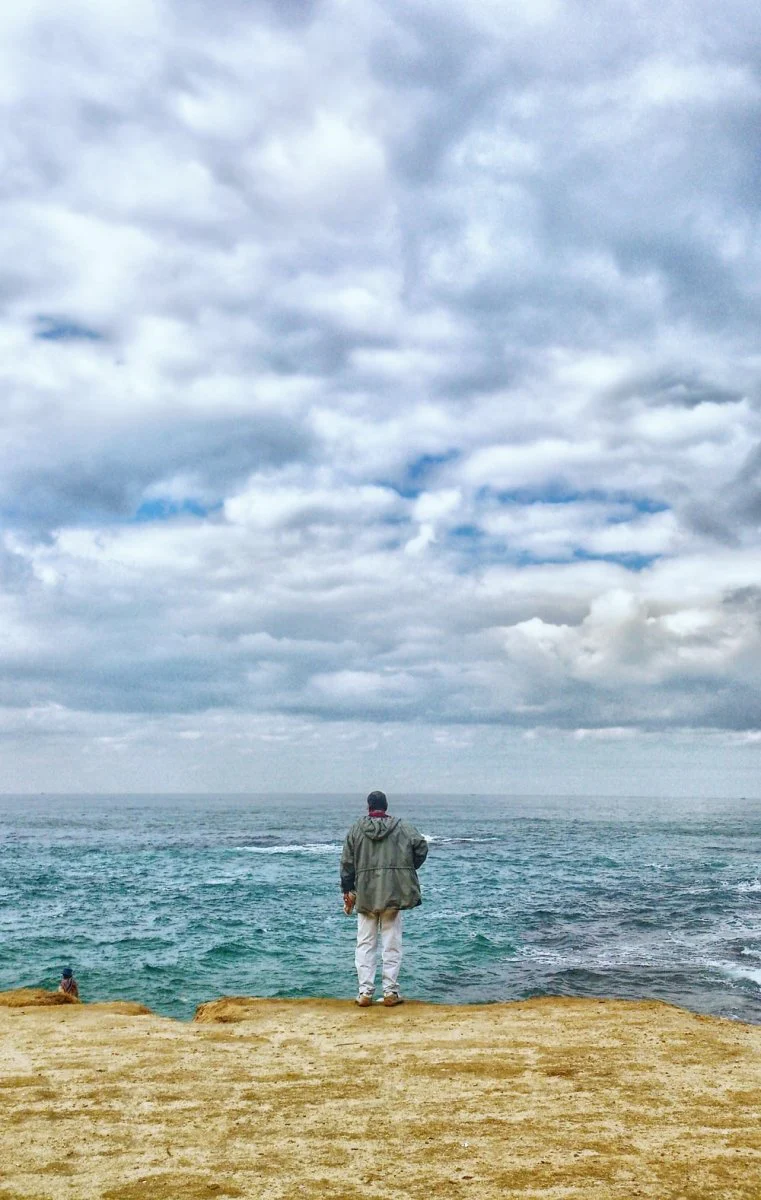 Paint By Numbers | Alexandria - Man Standing In Front Of Sea