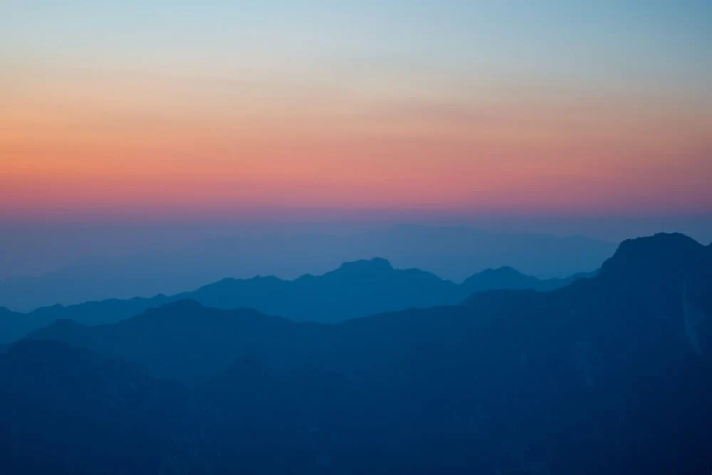 Paint By Numbers | Weinan - Mountain During Golden Hour
