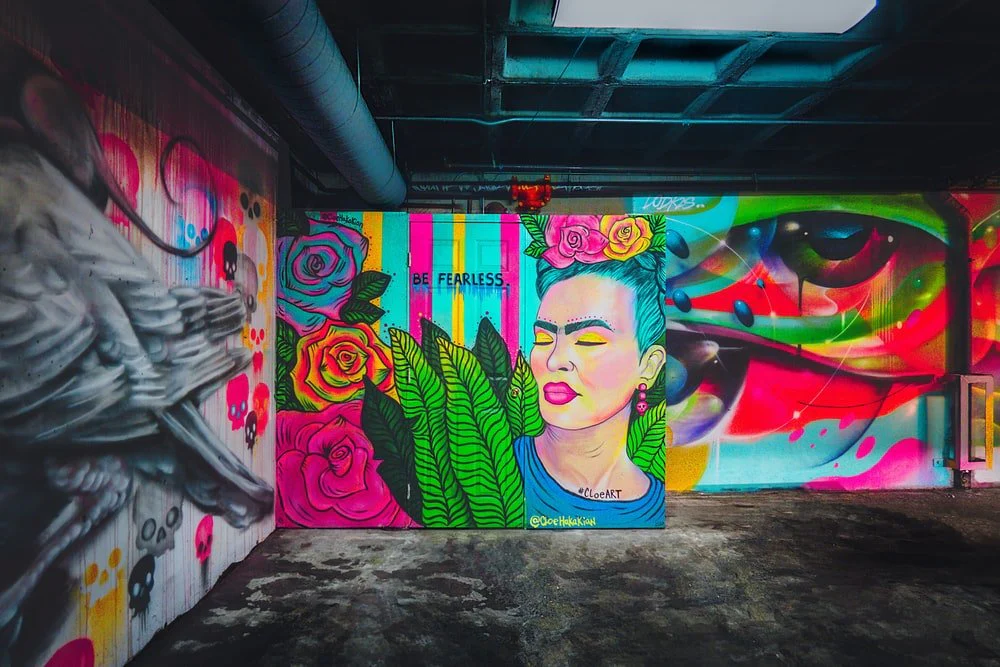 Paint By Numbers | Frida Kahlo - Multicolored And Flower Painting