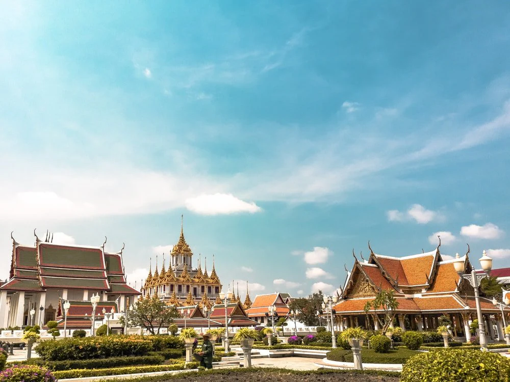 Paint By Numbers | Bangkok - Orange Temples During Daytime