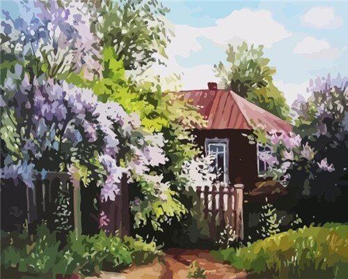 Paint By Numbers | Abstract Garden - Image 7