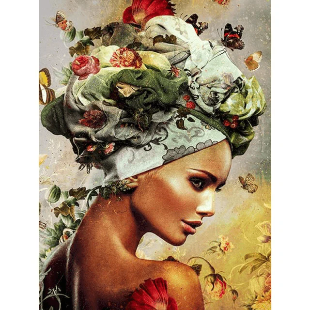Paint By Numbers | Goddess in Turban 2