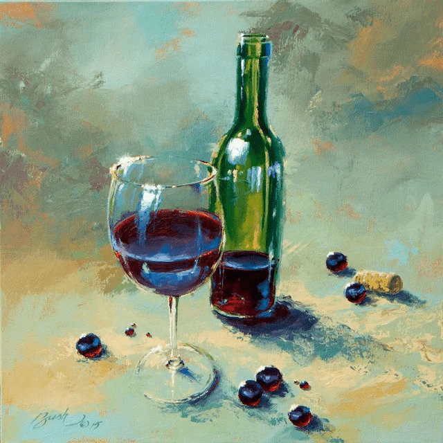 Paint By Numbers | Merlot Red Wine