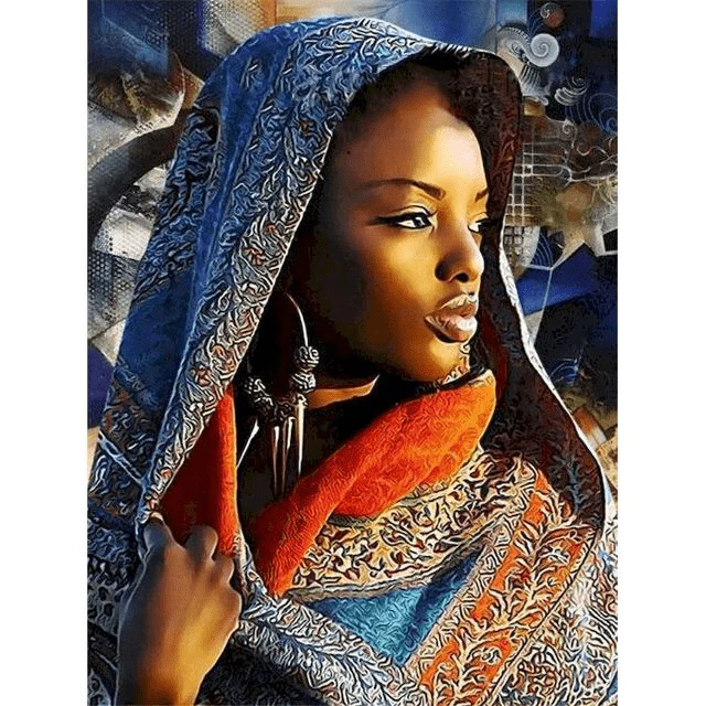 Paint By Numbers | Modern African Goddess