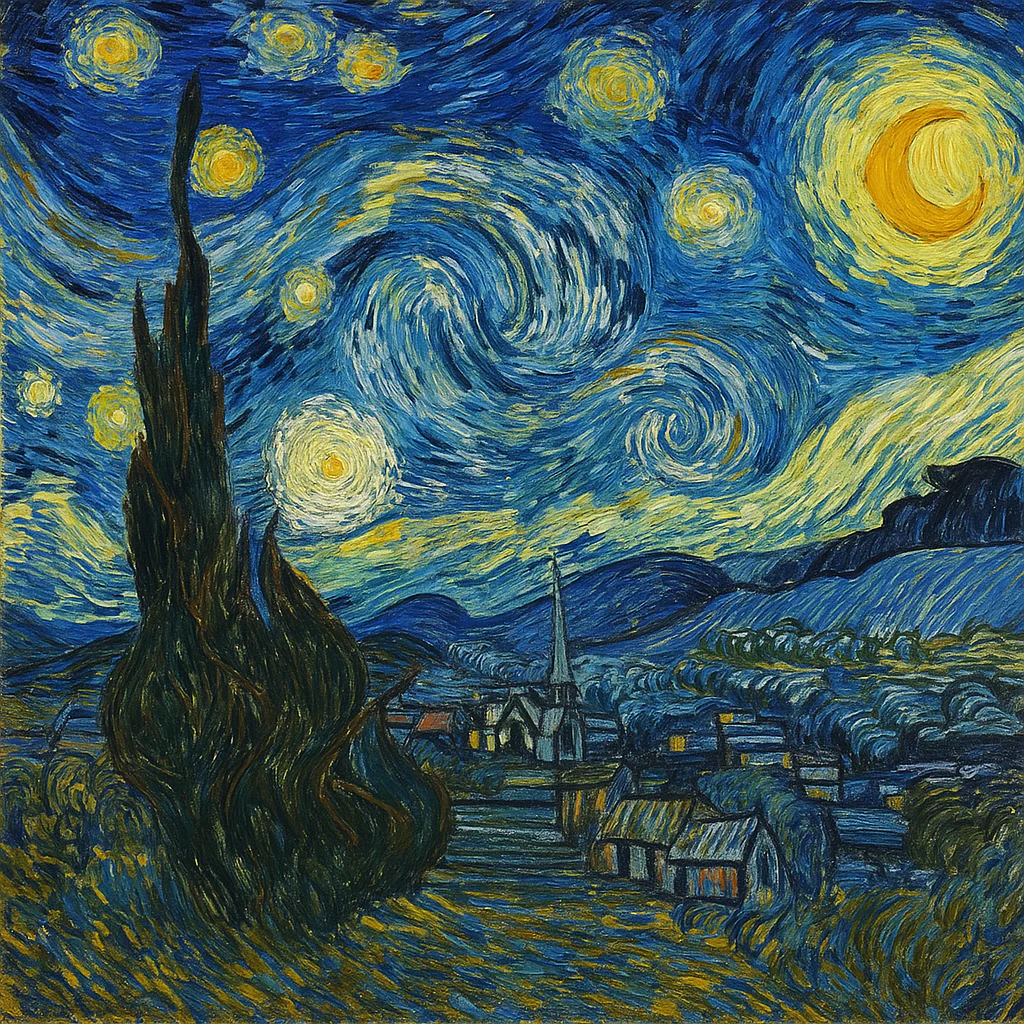 Paint By Numbers | Starry Night - Van Gogh Inspired